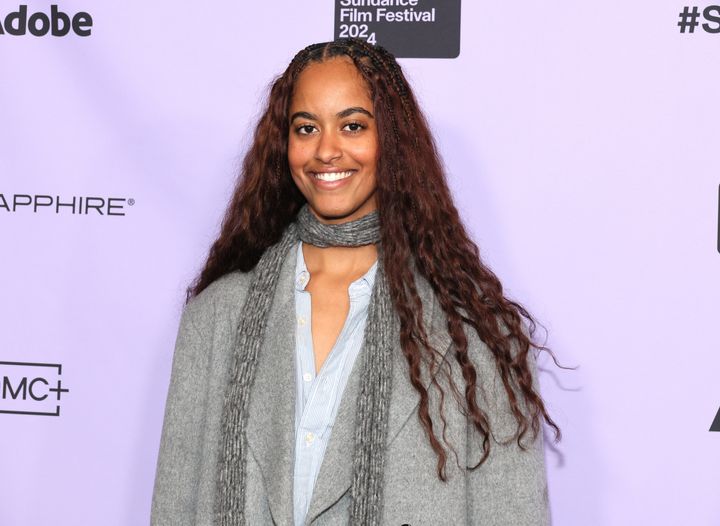 Malia Ann Obama attends "The Heart" premiere with other short films at the 2024 Sundance Film Festival. 