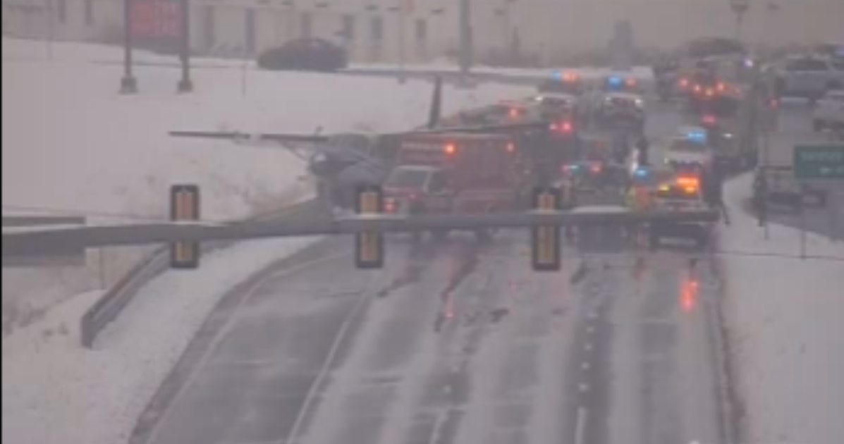 NextImg:Passenger Flight Leaves Dulles Airport And Lands On Virginia Highway
