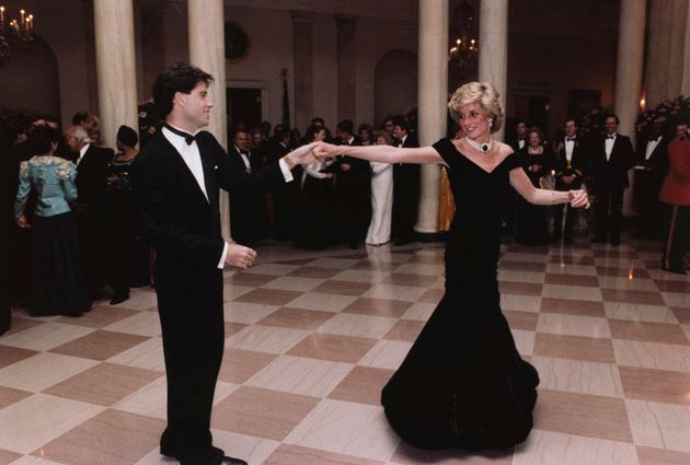 ホワイトハウスのディナーでダンスをした、ダイアナ妃とトラボルタさん（1985年11月9日）