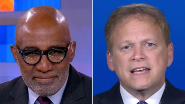 Grant Shapps was interviewed by Trevor Phillips on Sky News