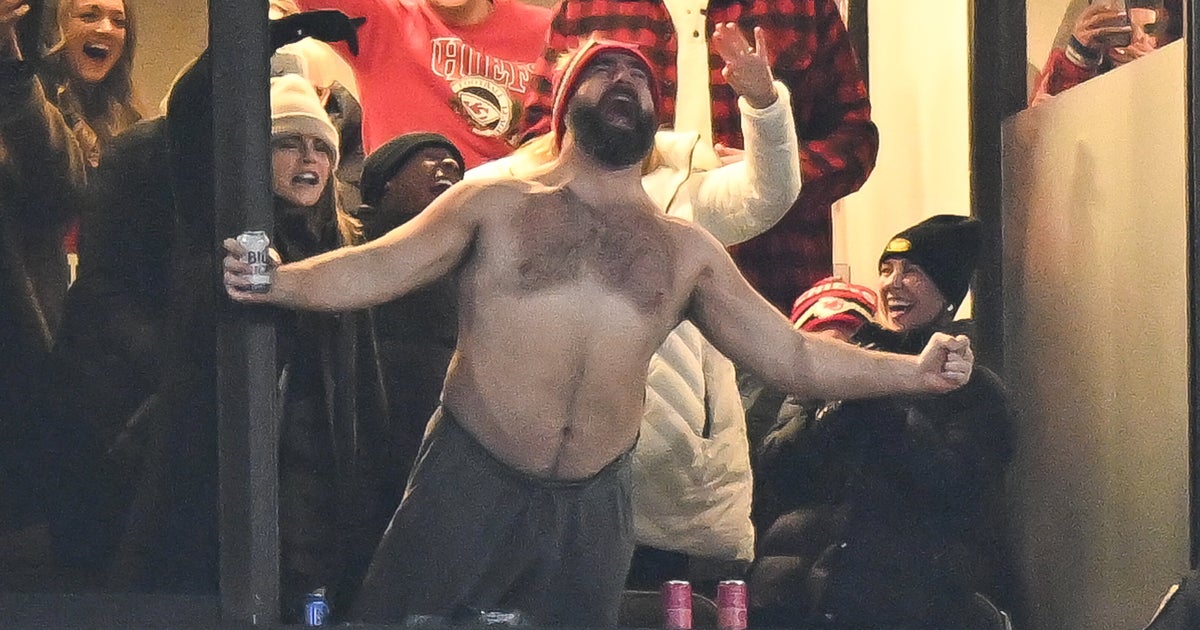 Jason Kelce Goes Full Party Mode In Absolutely Wild Celebration At Chiefs-Bills Game