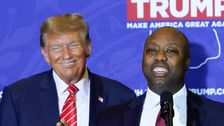 Trump Jokes About Tim Scott's Engagement In Buildup To New Hampshire Primary