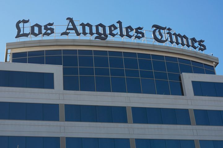 The Los Angeles Times headquarters in El Segundo, California.