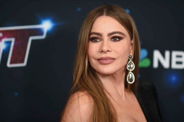 Sofia Vergara arrives for a live broadcast of "America's Got Talent" on Sept. 19, 2023.