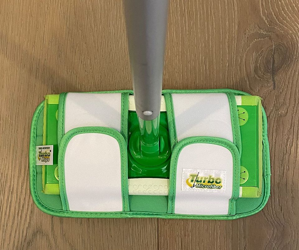 A pack of reusable Swiffer mop pads you can use again and again for dry or wet cleaning