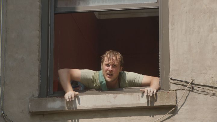 John Early plays a gay New Yorker overwhelmed by his own self-concocted neuroses in the delirious "Stress Positions."