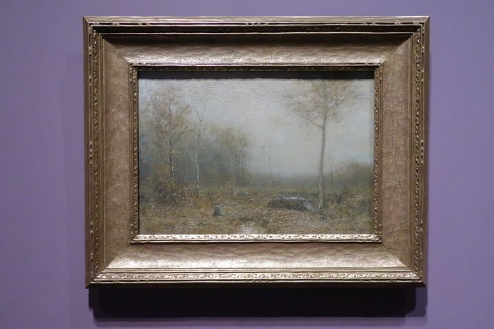 ブルース・クレイン《11月の風景》1895年頃、ウスター美術館