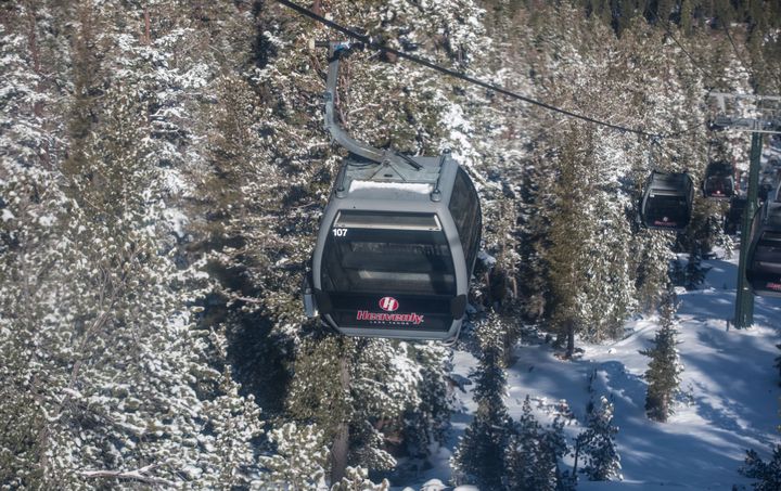 A gondola at Heavenly Mountain Resort in 2021.