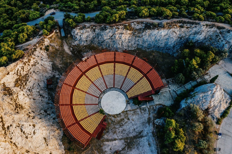 1965. Υπαίθριο θέατρο Λυκαβηττού