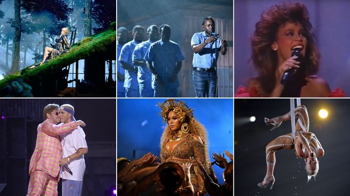 A selection of the Grammys' most unforgettable performances in history