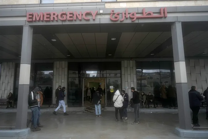 W Bank hospital somed by Israelis