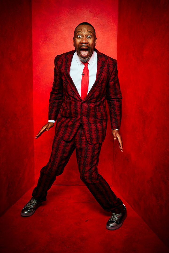 Sir Lenny in a publicity photo for Comic Relief in 2022