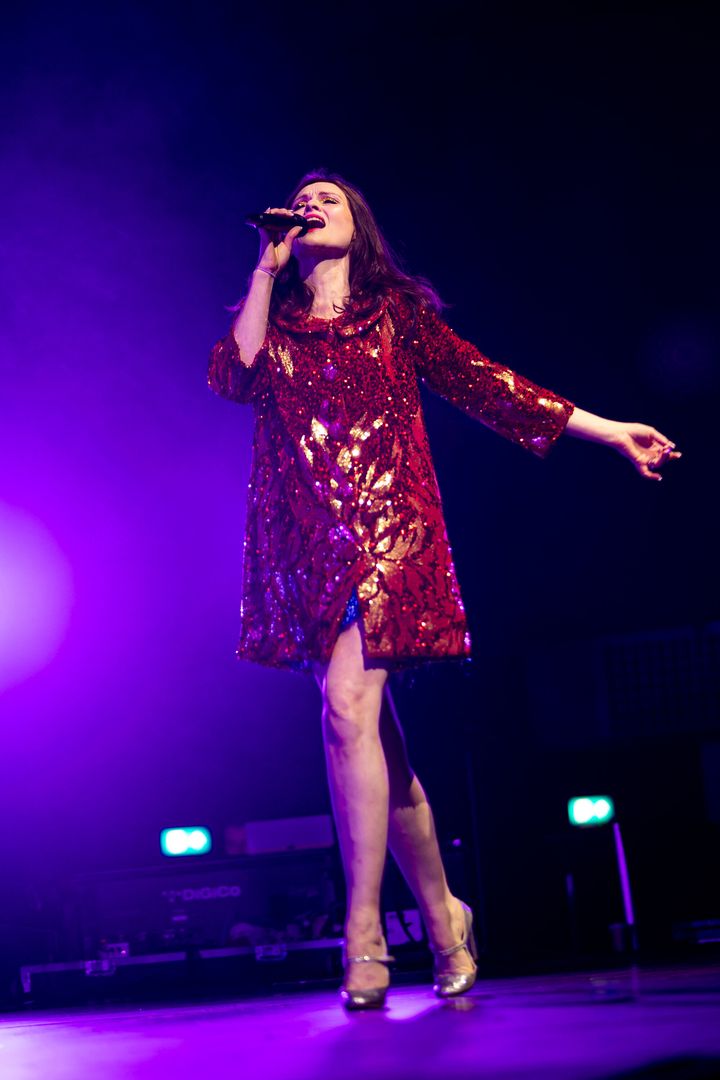 Sophie Ellis-Bextor performing live last month
