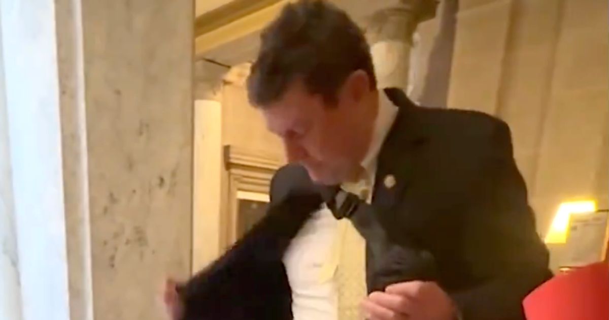 'I'm Carrying Right Now': Republican Shows Off Firearm To Student Gun Control Advocates