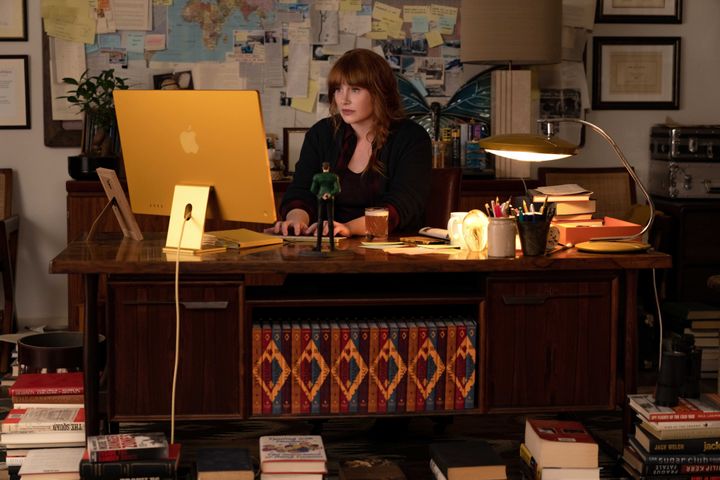 Bryce Dallas Howard in character as Elly Conway in Argylle