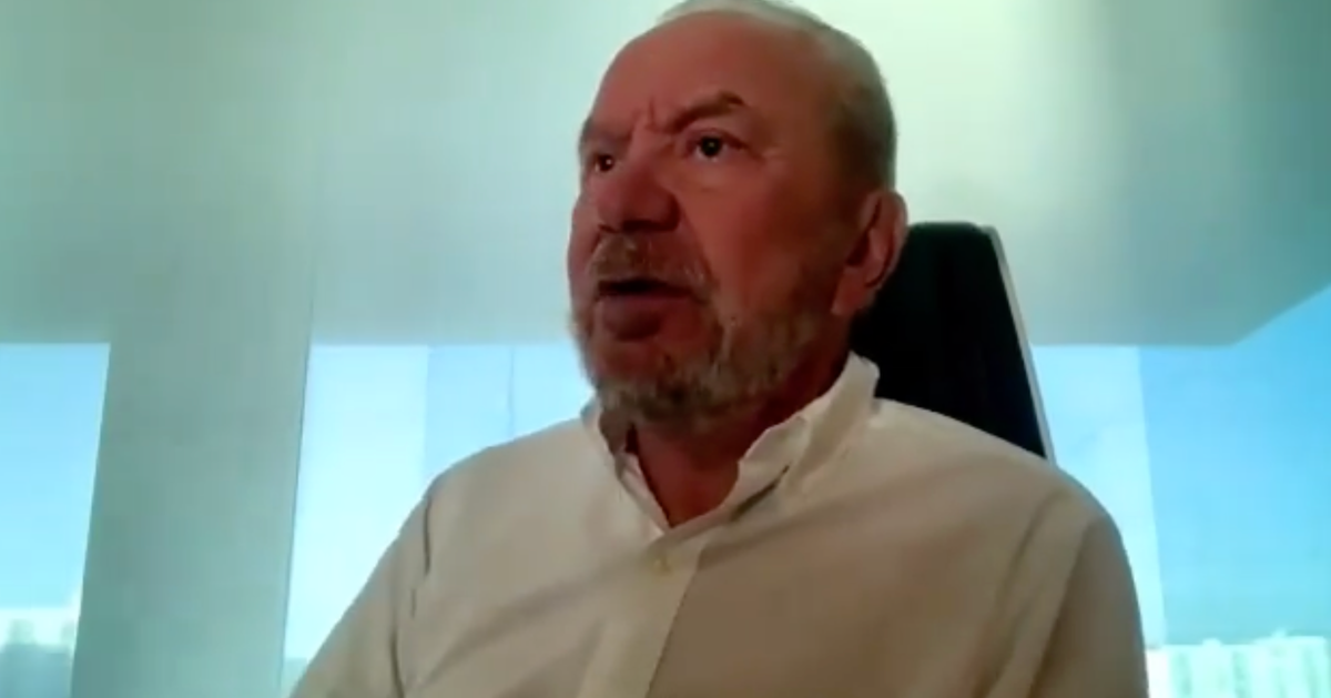 Alan Sugar's Latest Working From Home Comments Raise Eyebrows | HuffPost UK Entertainment - Vimarsana News