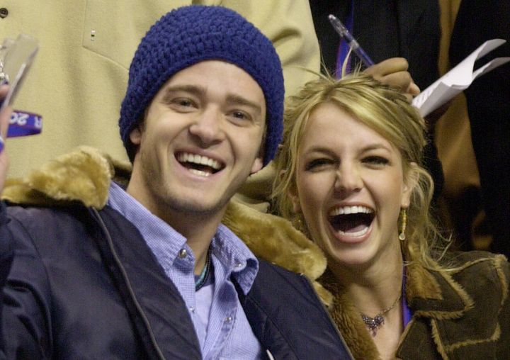 The celebrity couple dated for three years before Timberlake broke things off in 2002.