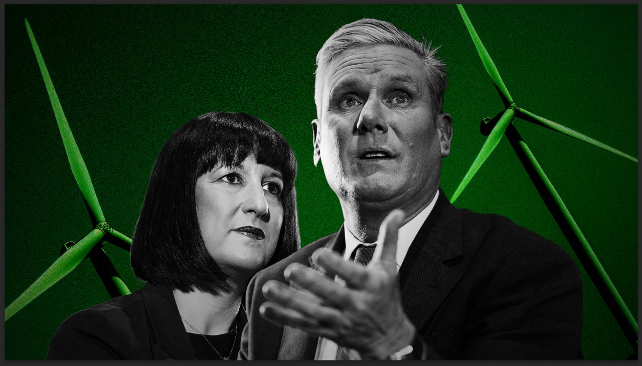 Rachel Reeves and Keir Starmer have been sending out mixed messages on Labour's green pledge.