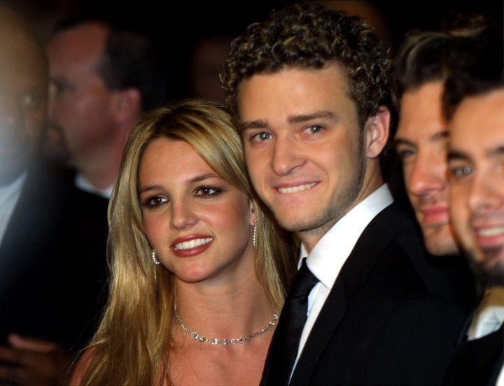Pop stars Britney Spears and Justin Timberlake dated from 1999 to 2002. Timberlake allegedly dumped Spears after she was unfaithful to him, though she says he was unfaithful as well.
