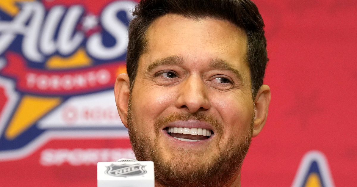 Michael Bublé Denies He's High On Mushrooms At NHL Event
