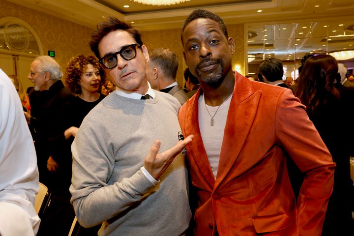 Brown (right) said Downey Jr. (left) is “incredibly deserving” of the best supporting actor Oscar.