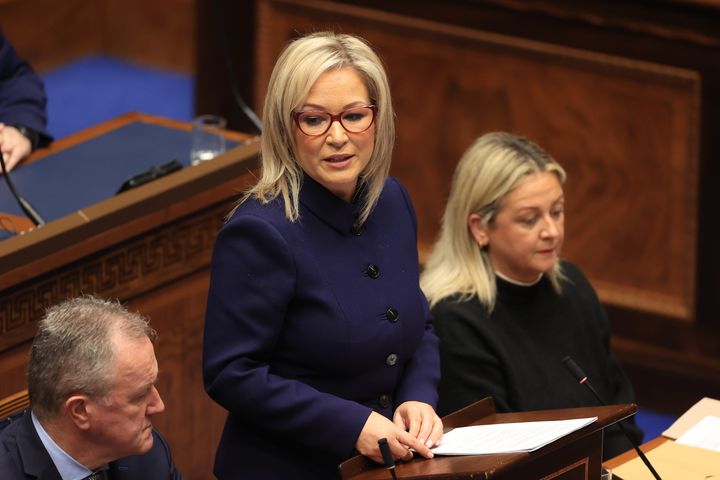 The new Northern Ireland first minister Michelle O'Neill 