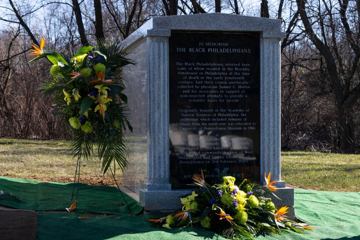 University of Pennsylvania's Penn Museum hosts an interfaith burial service for 19 unidentified Black Philadelphians whose remains were part of a museum display, at Eden Cemetery on Saturday, Feb. 3, 2024. As part of a growing effort among museums to reevaluate the curation of human remains, the Ivy League school laid some of the remains to rest.