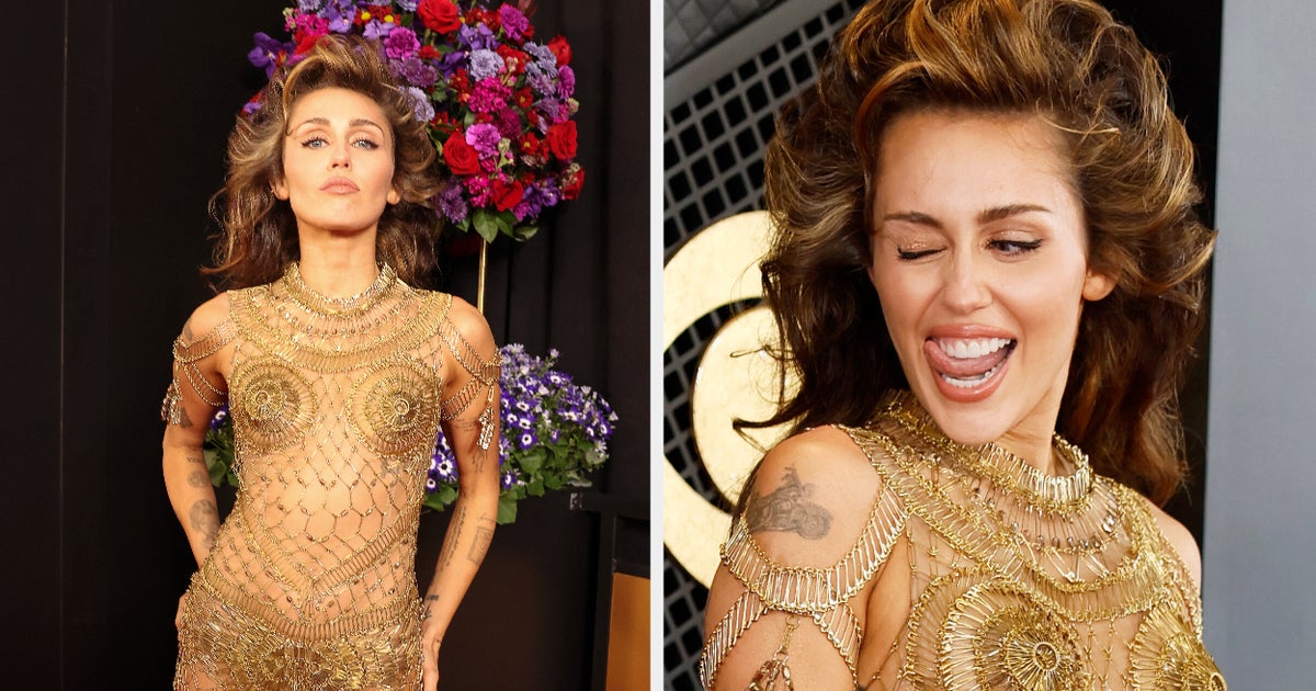 Miley Cyrus Grammys 2025 Red Carpet