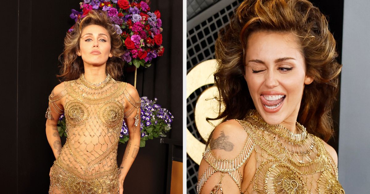 Grammys 2024 Miley Cyrus Makes A Big Impression On The Red Carpet