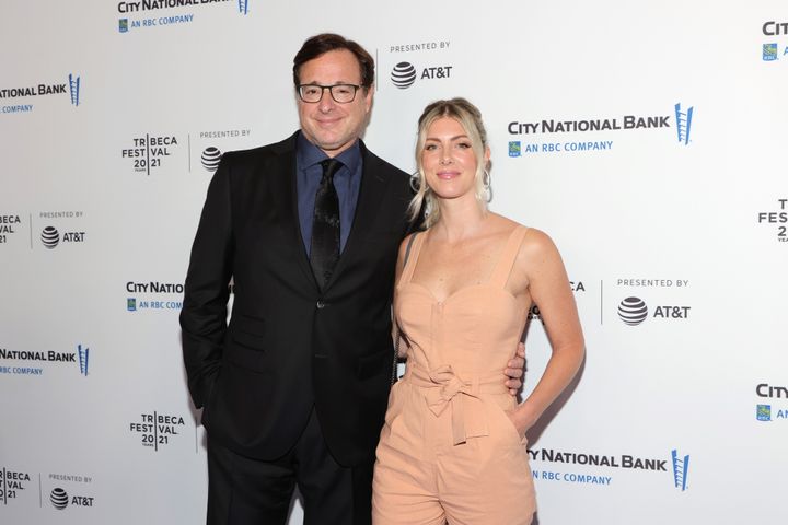 Bob Saget and Kelly Rizzo attend the "Untitled: Dave Chappelle Documentary" premiere during the 2021 Tribeca Festival on June 19, 2021, in New York City.