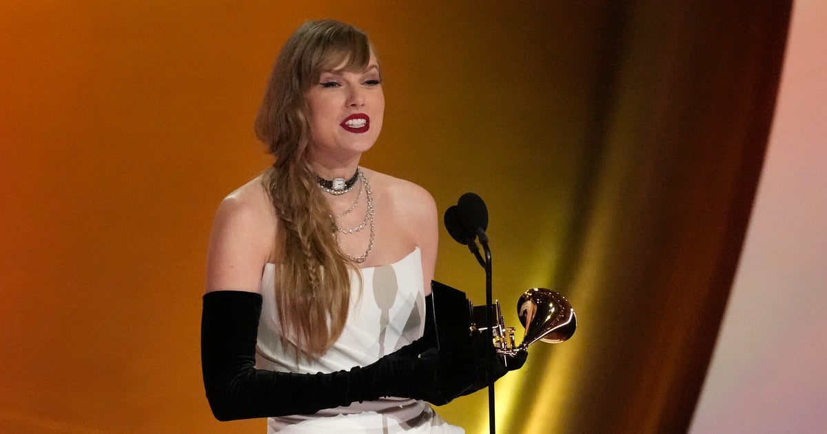 NextImg:NY Post Slammed For Sexist Shading Of Taylor Swift’s Grammys Speech