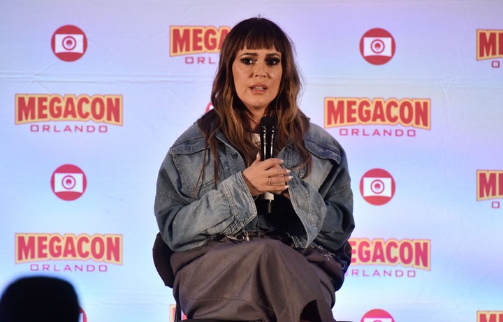 Alyssa Milano at MegaCon last week