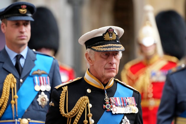 King Charles III and his heir Prince William