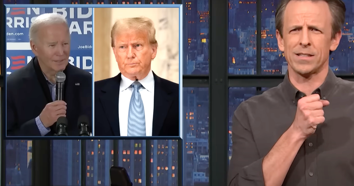 Seth Meyers Begs Joe Biden To Do 1 Thing Against Donald Trump From Now On