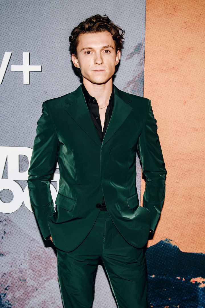 Tom Holland at the premiere of The Crowded Room last year