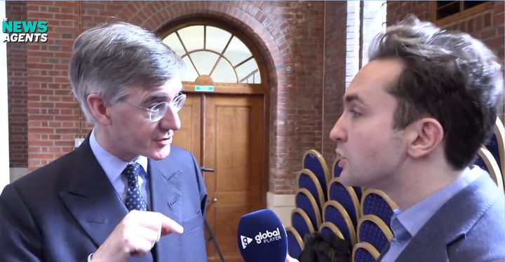 Jacob Rees-Mogg clashed with Lewis Goodall at the Popular Conservatism event on Tuesday