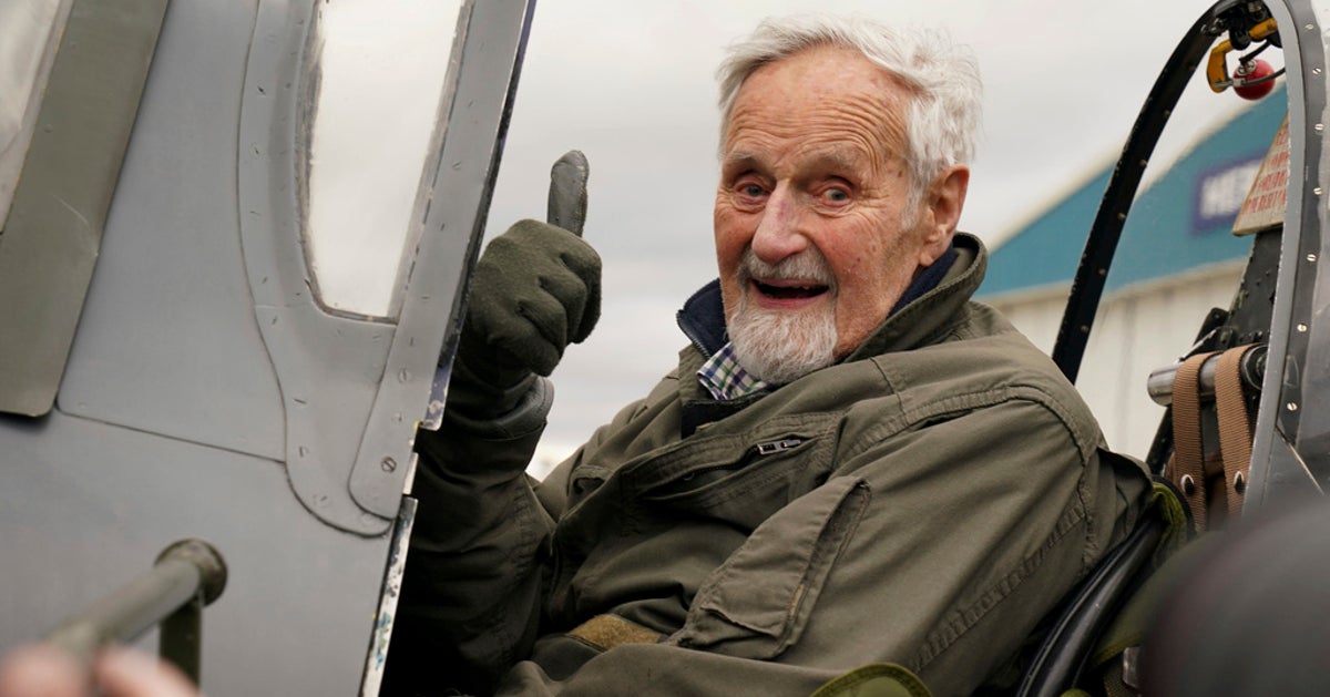 NextImg:102-Year-Old WWII Pilot Takes Bumpy Plane Ride For Charity