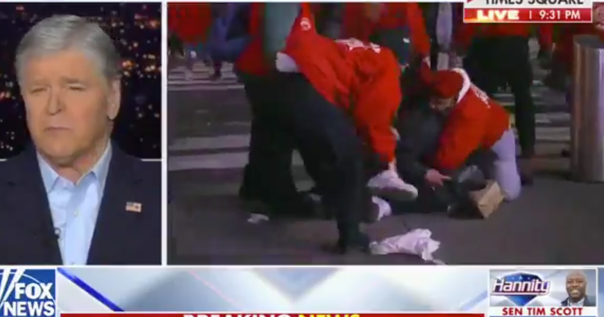 NextImg:Shocking Fox News Moment Sees Guardian Angels Give Man ‘Pain Compliance’ On Live TV