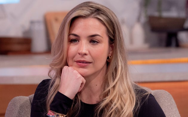 Gemma Atkinson pictured on Wednesday's edition of Lorraine