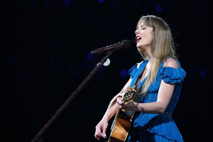 Taylor Swift on stage in Tokyo