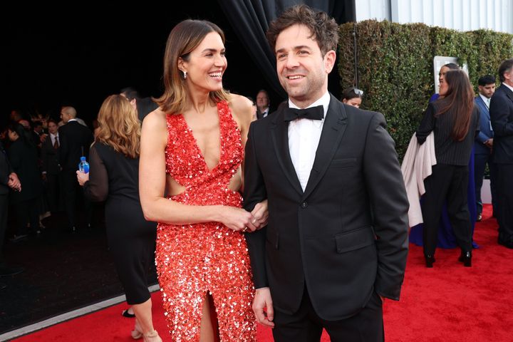 Mandy Moore and her husband Taylor Goldsmith at the 29th Annual Critics Choice Awards in January.