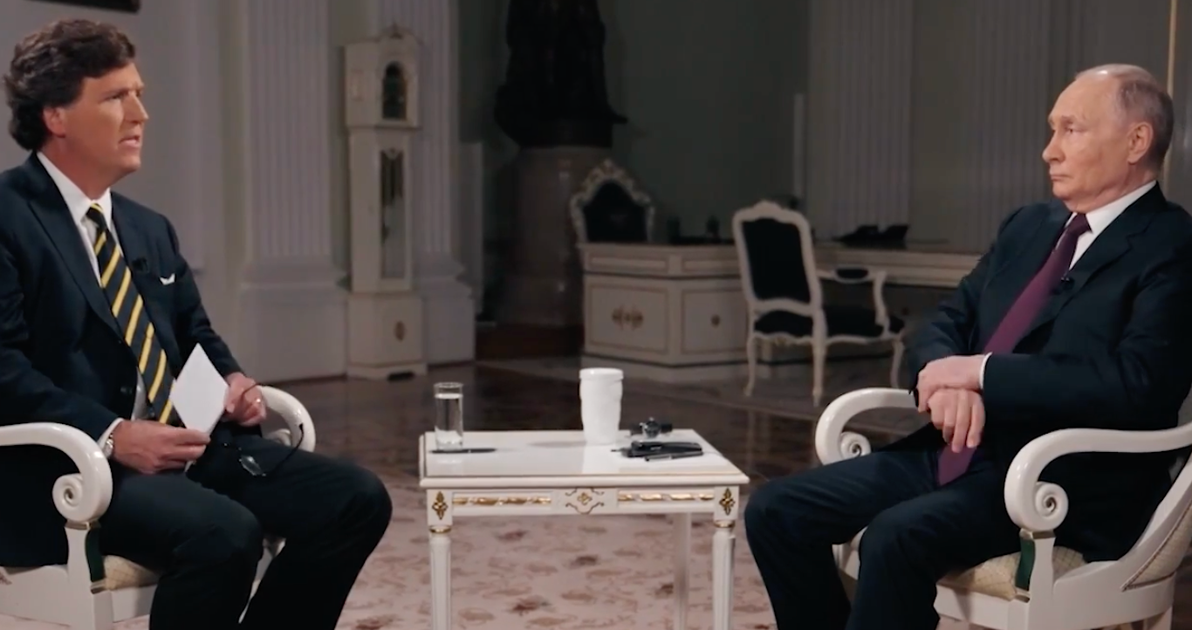 Tucker Carlson Releases 2-Hour Interview With Vladimir Putin