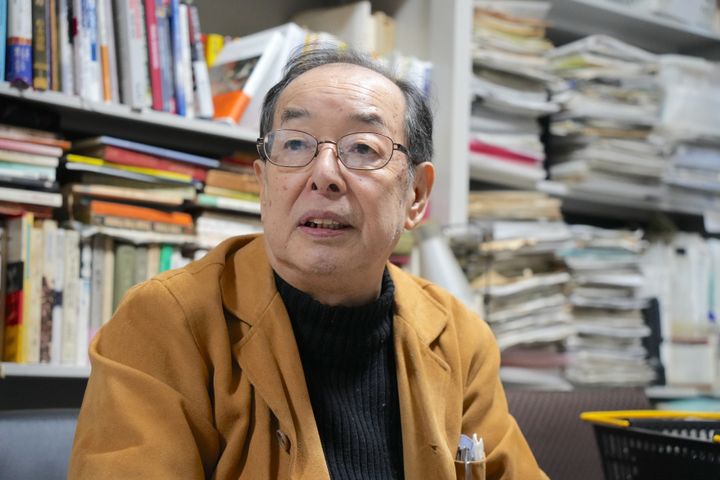 731部隊について研究する一橋大学名誉教授の加藤哲郎さん