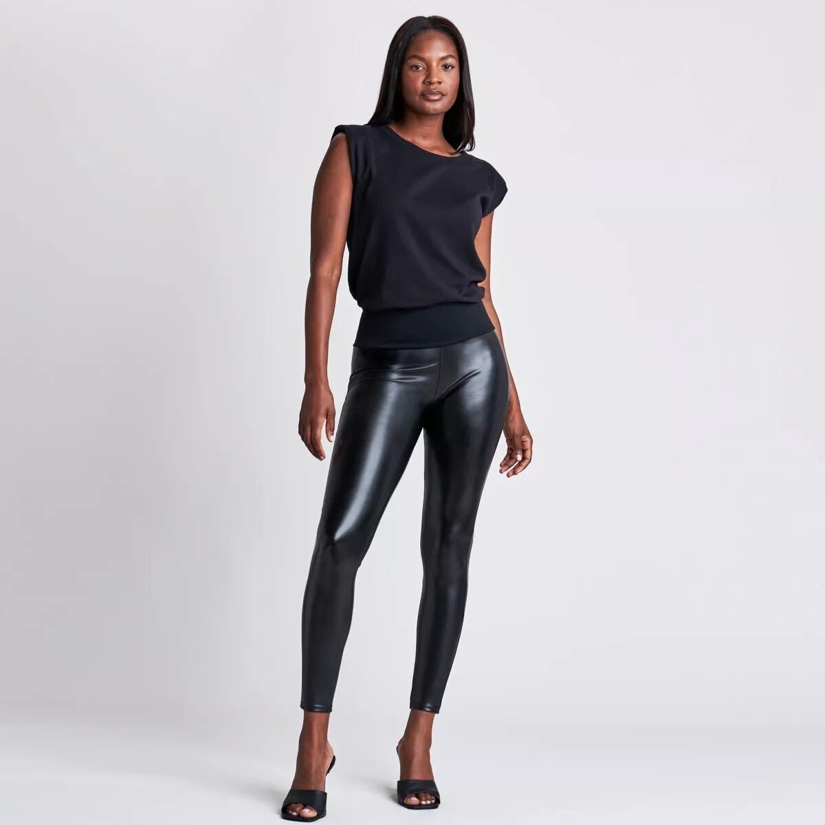 Women's High-rise Patterned Seamless 7/8 Leggings - Joylab™ Black S : Target