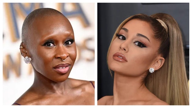 シンシア・エリヴォさん（左）とアリアナ・グランデさん