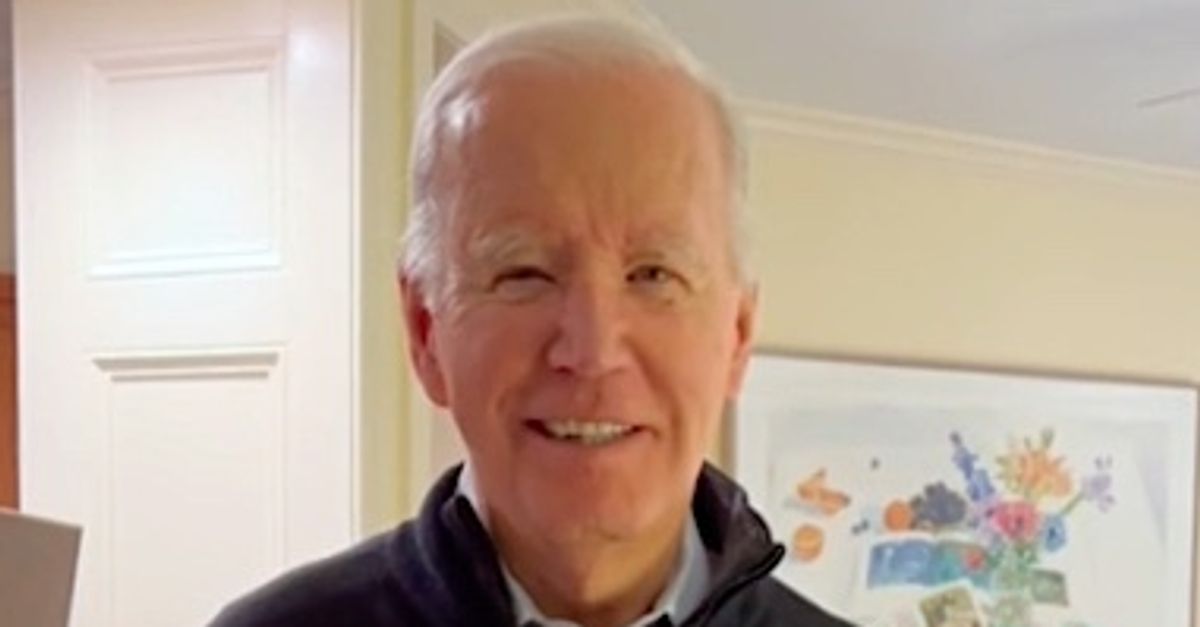 Joe Biden's First TikTok Is A Super Troll Of Right-Wing Conspiracy Theory