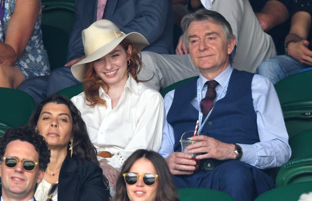 Eleanor and Malcolm Tomlinson at Wimbledon together in 2019