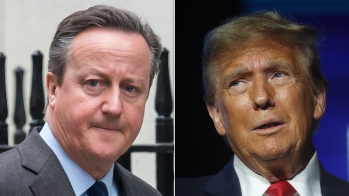 David Cameron and Donald Trump