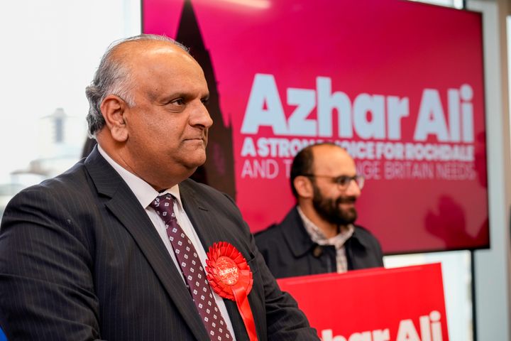 Azhar Ali launches his by-election campaign in Rochdale.