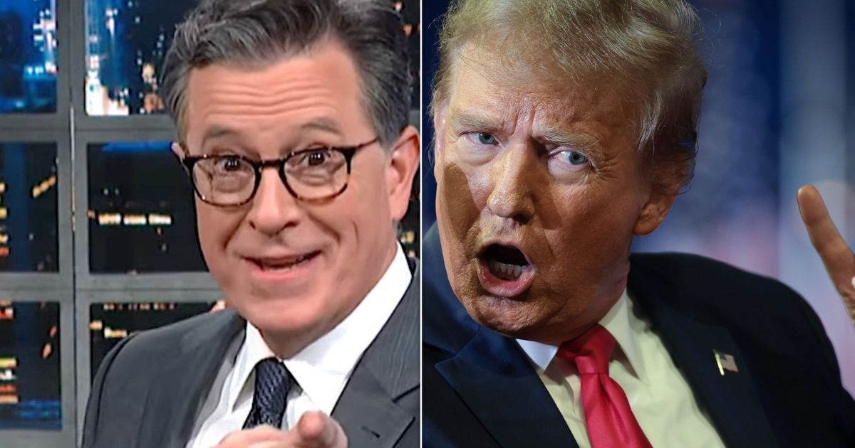 Stephen Colbert Tears Into ‘Malicious Elderly Rapist’ Trump